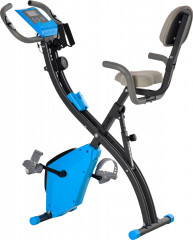 Bicicleta de exerciții 2in1 97x51x115 cm | albastru + gri č.1
