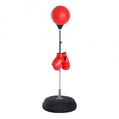 Suport de box pentru adolescenți 43 x 43 x 126-144 cm | roșu č.2