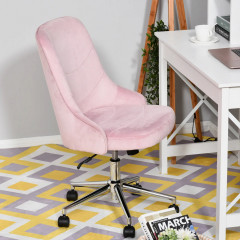 Scaun de birou 57x61x86-96 cm | roz