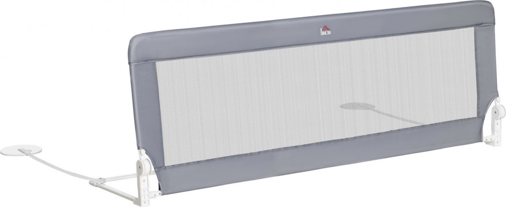 Barieră de siguranță pentru pat 150x40x60 cm | gri