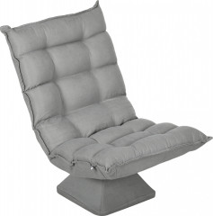 Scaun rotativ 62 x 70 x 95 cm | gri deschis č.2