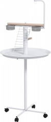 Suport cu hrănitor pentru păsări 138 cm | alb č.1