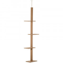 Ansamblu de joacă pentru pisici 43x27x228-260 cm | maro deschis č.3