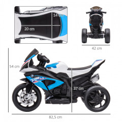 Motocicletă electrică cu trei roți pentru copii | albastru č.2