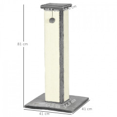 Ansamblu de joacă pentru pisici, cu minge 41x 41x 81 cm | gri č.3