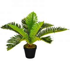 Palmier tropical artificial cu ghiveci | verde