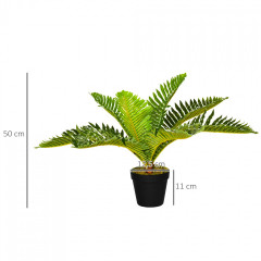 Palmier tropical artificial cu ghiveci | verde č.2