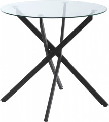 Masă de cafea rotundă 80x80x75 cm | negru č.1