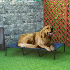Șezlong pentru câini 122x92x23 cm | albastru închis č.2