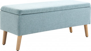Bancă tapițată cu depozitare 110 x 39 x 45 cm | verde č.1