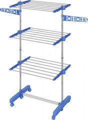Uscător de rufe cu roți 142 × 55 × 152 cm | albastru č.1