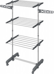 Uscător de rufe cu roți 142 × 55 × 152 cm | gri č.1