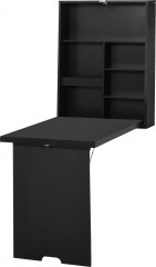 Birou pliabil 60x94,5x147cm | negru č.2