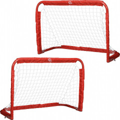 Set 2 mini porți de fotbal 90x36x60 cm| roșu č.1
