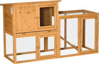 Cușcă pentru iepuri, pentru animale mici 141 x 60 x 86 cm | portocaliu č.1