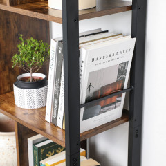 Bibliotecă mare cu uși 30 x 74 x 154 cm | Maro rustic č.3