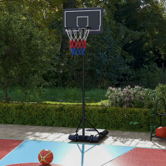 Coș de baschet cu suport 220-250 cm | negru č.1