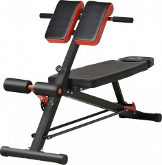 Bancă de fitness reglabilă 64 x 146 x 73,5-85 cm | negru č.1