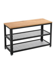 Dulap pentru pantofi cu bancă 73 x 30 x 45 | maro č.1