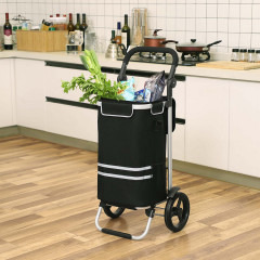 Geantă de cumpărături pliabilă pe roți 35 l | negru č.1