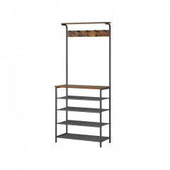 Pantofar cu cuier 31,5 x 68 x 183,5 cm | maro č.3