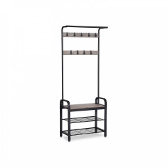 Pantofar cu cuier 33,7 x 77 x 183 cm | gri č.2
