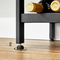 Suport de vin 20 sticle | maro rustic č.3