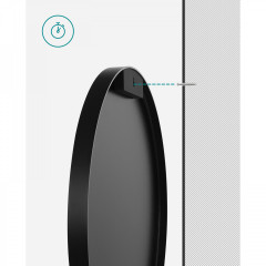 Oglindă de perete Φ61 cm | negru č.2