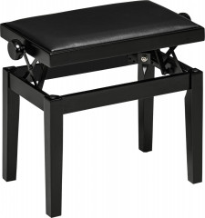 Bancă de pian cu înălțime reglabilă 63x33x45-56 cm | negru č.1
