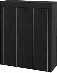 Dulap textil 125x43x162,5 cm | negru č.1