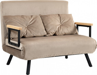 Canapea extensibilă 102 x 73 x 81 cm | maro deschis č.1