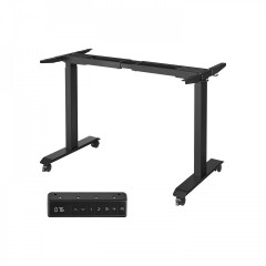 Cadru de masă reglabil pe înălțime 60 x (107,5-175) x (69-115) cm | negru č.1
