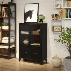 Dulap de depozitare 75 x 33 x 100 cm | maro-negru