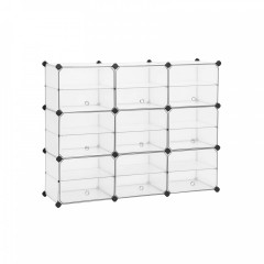 Organizator raft variabil 123 x 31 x 93 cm | transparent č.2