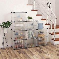 Organizator raft variabil 123 x 31 x 93 cm | transparent č.1