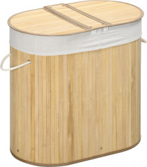 Coș de rufe cu capac 62,5 x 37 x 60,5 cm | culoare naturală č.2