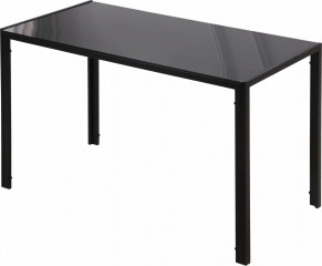 Masă de dining pentru 4 persoane 120x60x75 cm | negru č.1