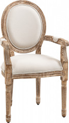 Scaun retro tapițat 56x55,5x96 cm | culoare naturală č.1