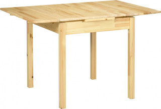 Masă pliabilă pentru 2-4 persoane 73,5-120x80x75 cm | culoare naturală č.1