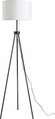 Lampadar 37x37x152 cm | negru + alb č.1