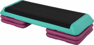 Stepper pentru aerobic | negru + verde + violet č.1