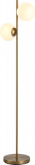Lampadar 39 x 28 x 165 cm | auriu + alb č.1