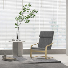 Fotoliu relaxant cu pernă pentru cap 65 x 69 x 98 cm | gri închis č.1