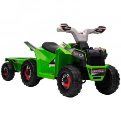 ATV cu remorcă, pentru copii | verde č.1