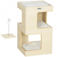 Pestera pentru pisici 34x34x60 cm | 3 etaje č.2