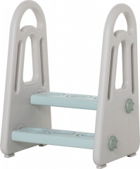 Scaun turn pentru învățare 43,5x38,5x61cm | albastru+gri č.1