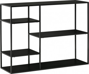 Raft cu 5 compartimente deschise 120 x 35 x 87,5 cm | negru č.1