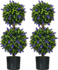 Lavanda artificiala 70 cm 2 bucăți | verde č.2