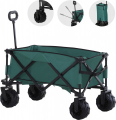 Cărucior de grădină 108x55x59-89 cm | verde č.1