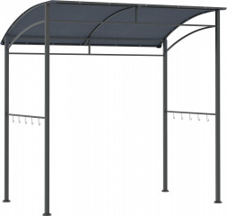 Foișor pentru grătar 215 x 150 x 174/220 cm | gri č.1